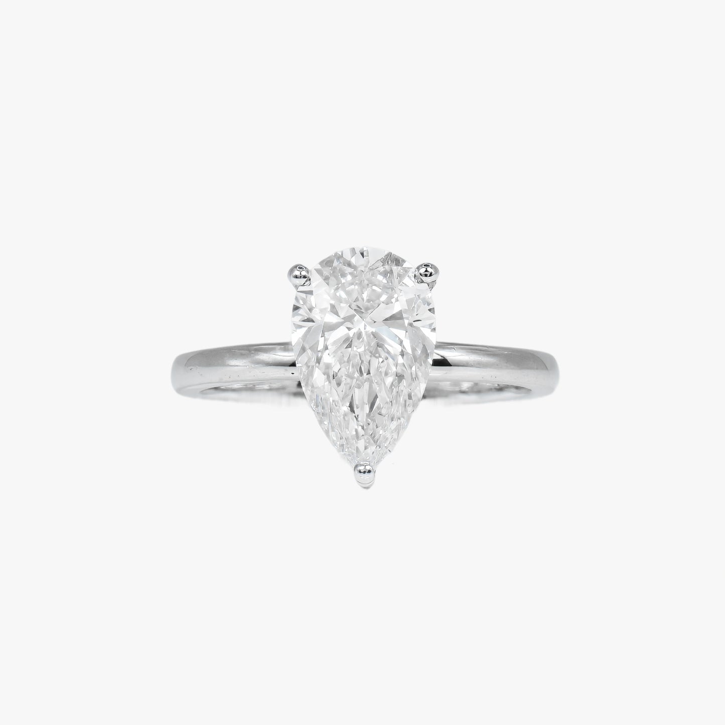 2 ct classic pear solitaire