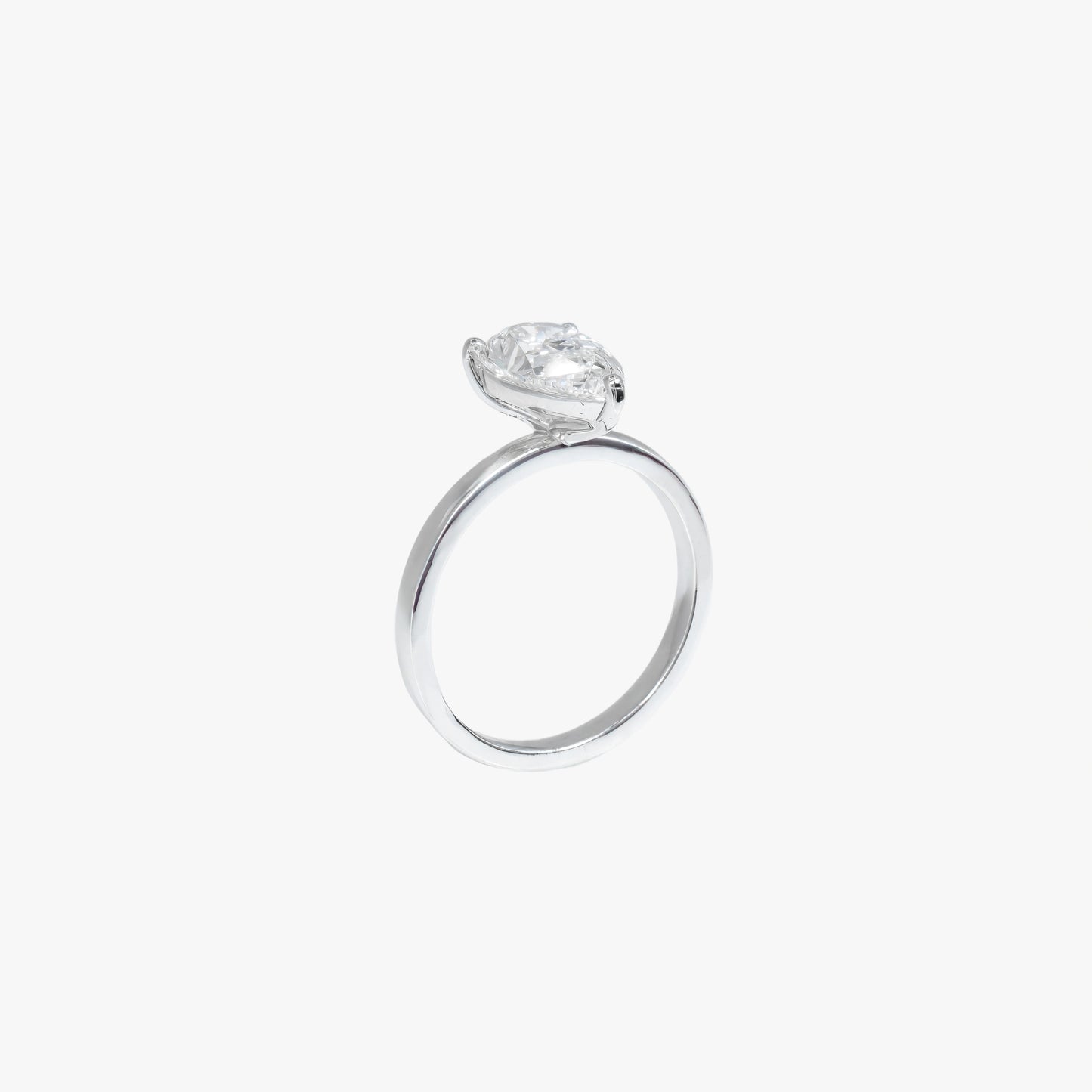 2 ct classic pear solitaire
