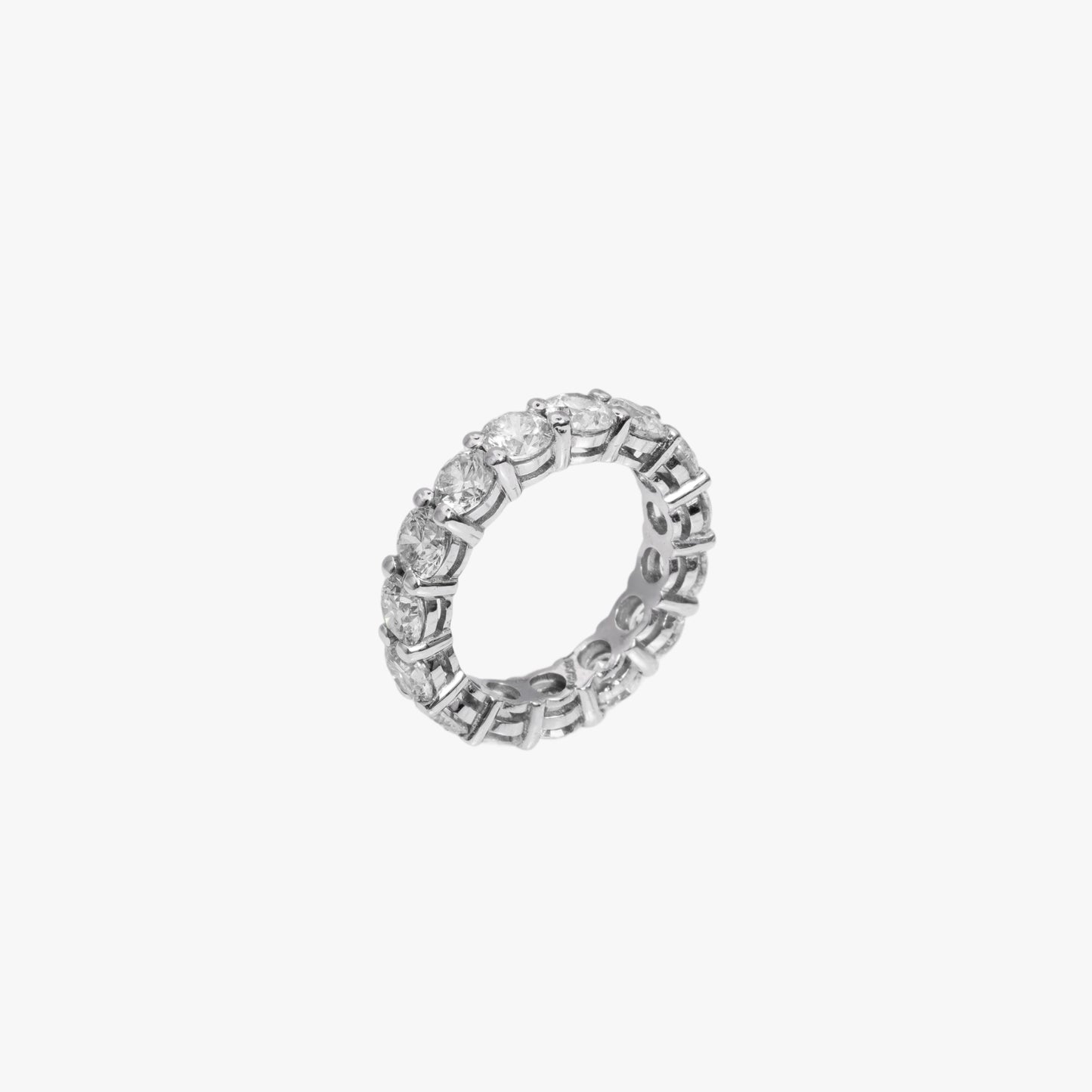 3 ct round diamond eternity band