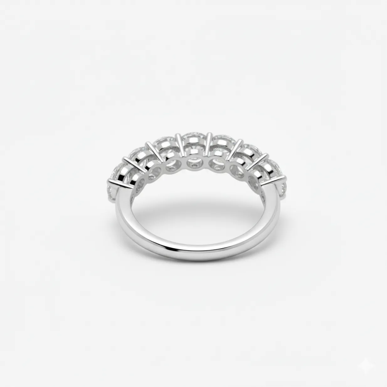 3 ct round diamond half-eternity