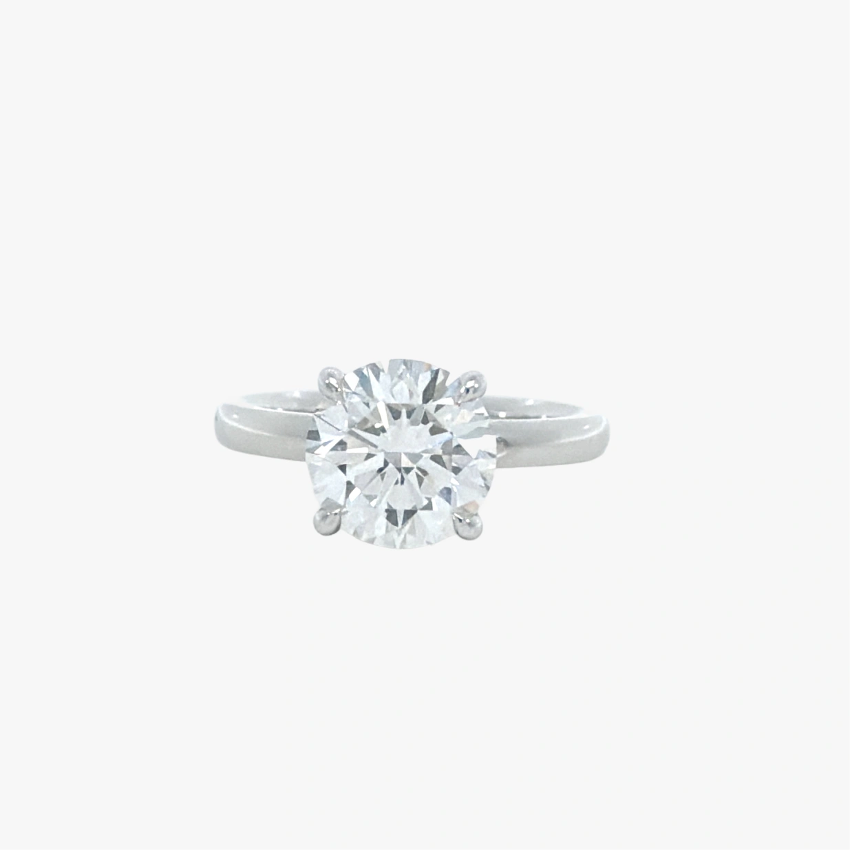 4 ct Classic Round Diamond Solitaire