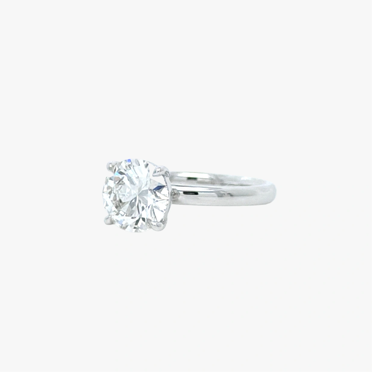 4 ct classic round diamond solitaire