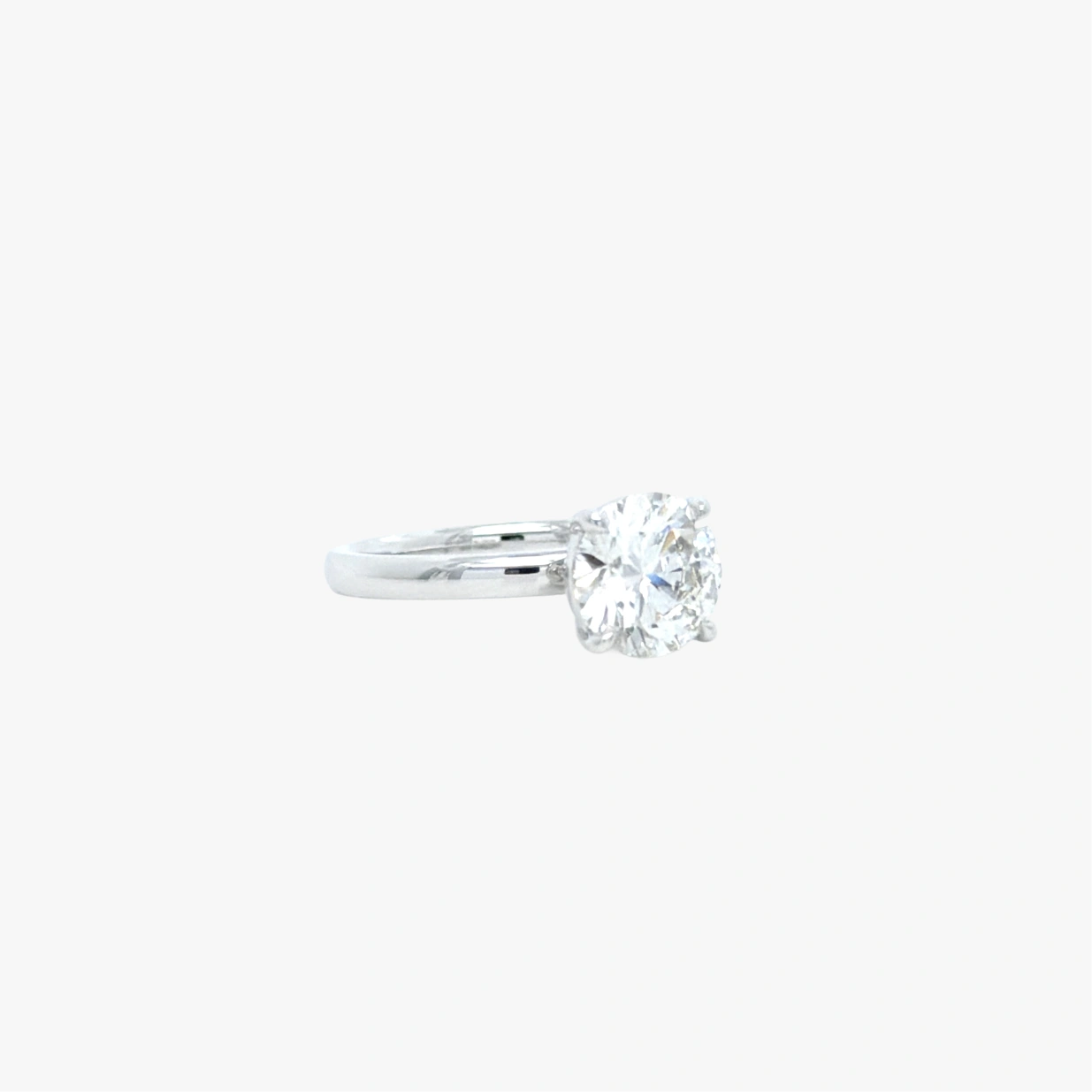 3 ct classic round diamond solitaire