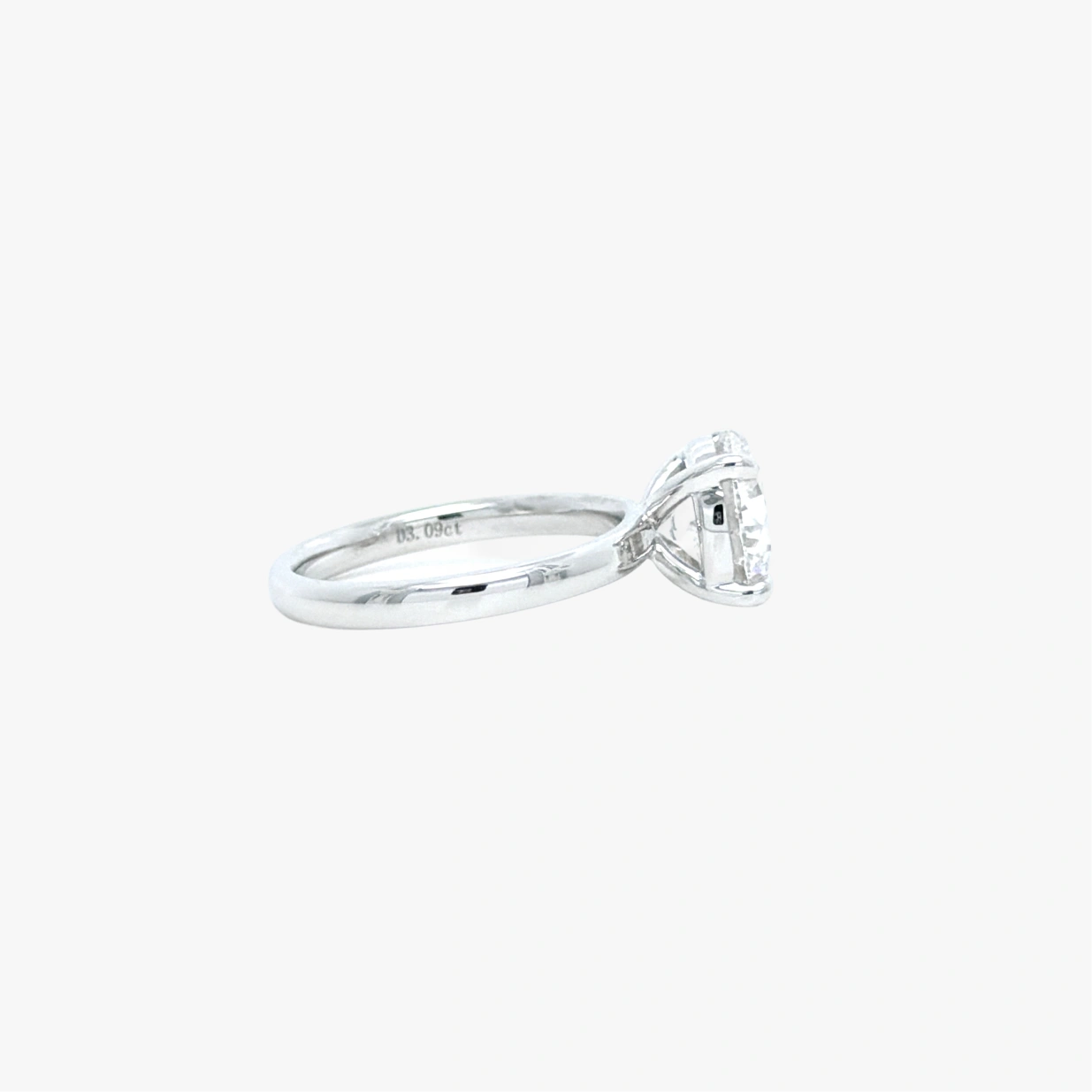 3 ct classic round diamond solitaire