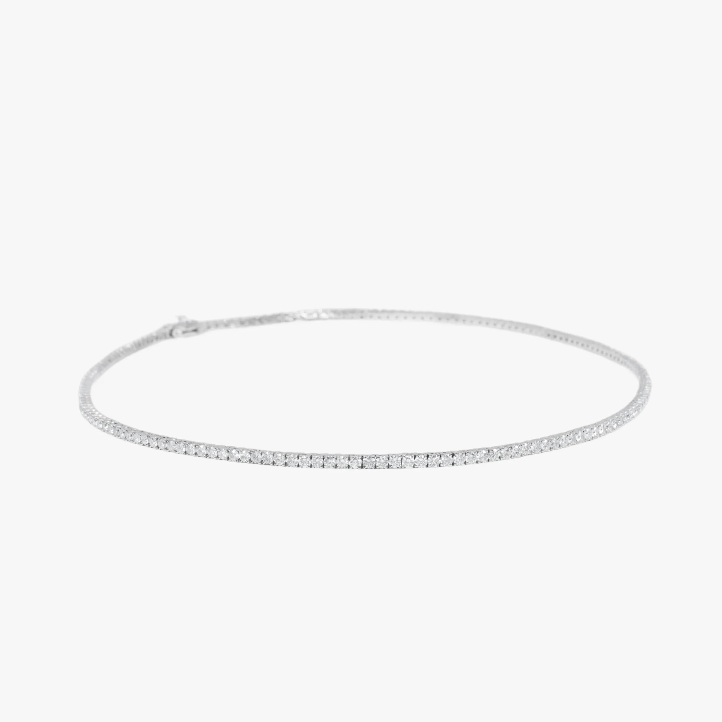 Classic Diamond Tennis Necklace