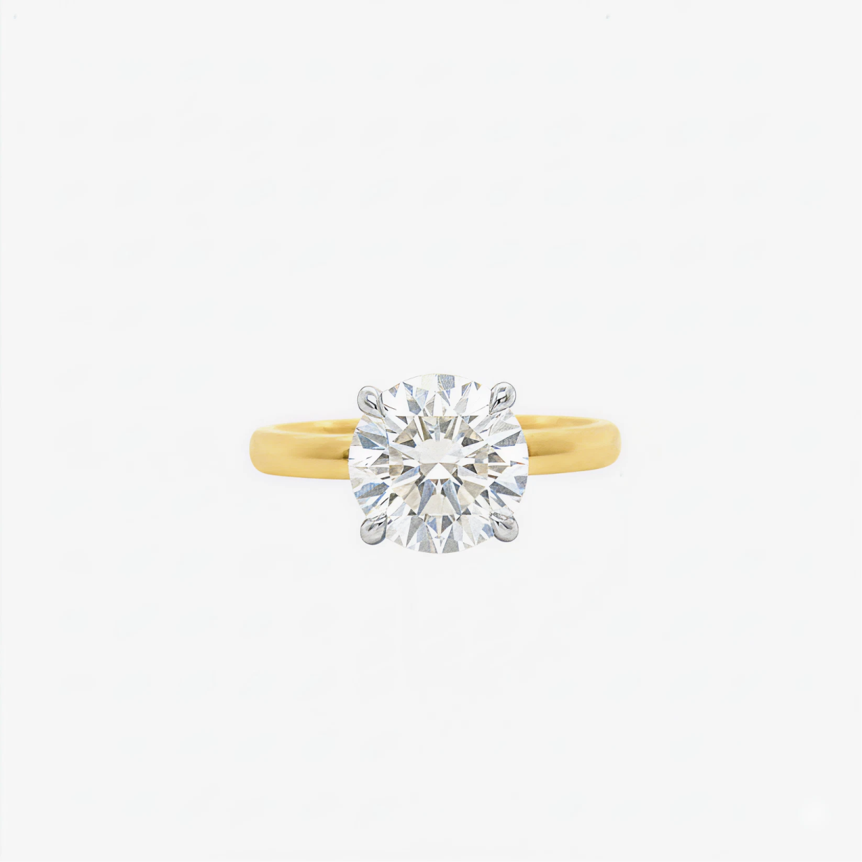 2 ct classic round diamond solitaire