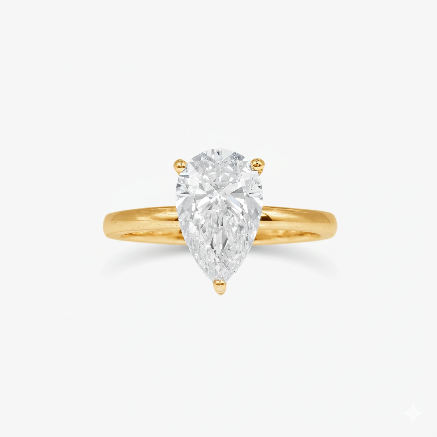 2 ct classic pear solitaire