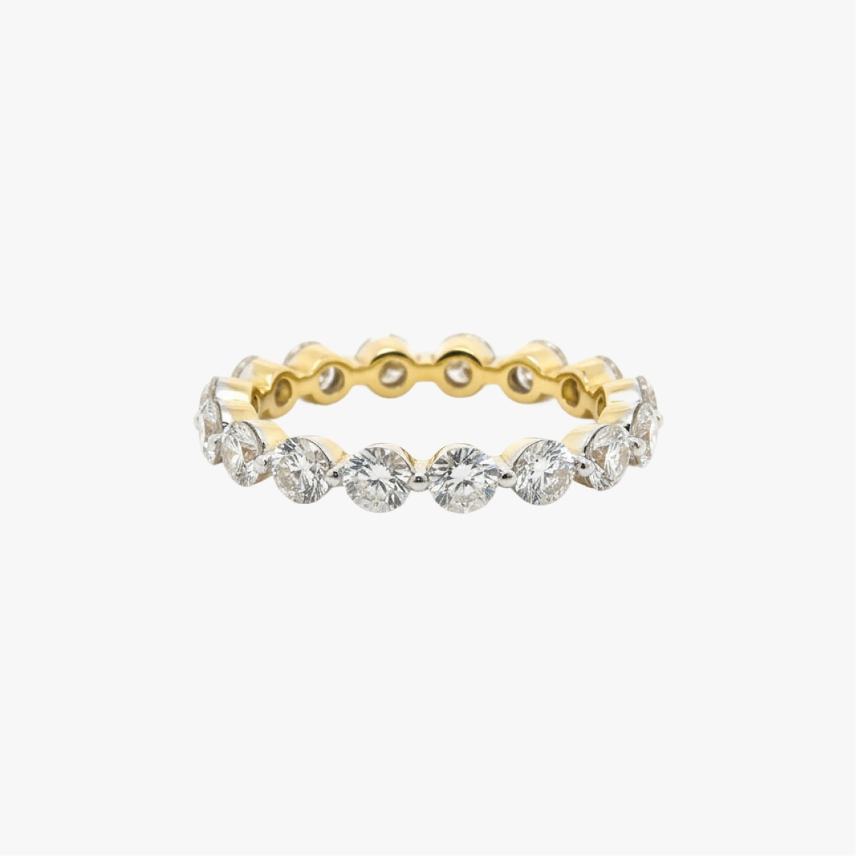 1.5 ct Round Dainty Eternity Band