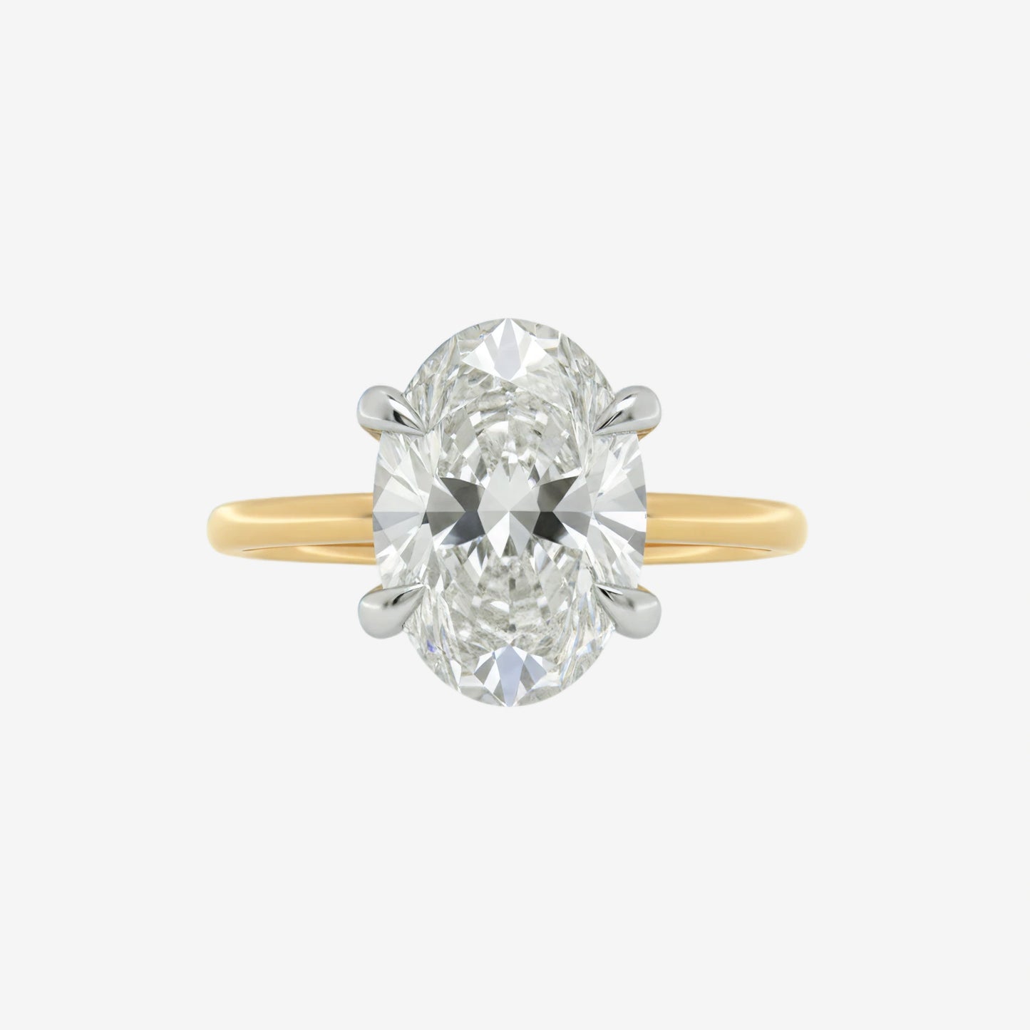 3 ct classic oval diamond solitaire