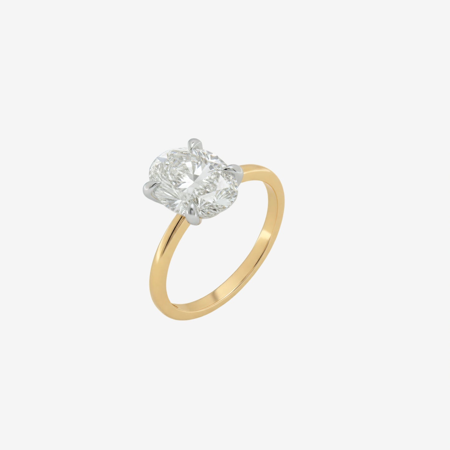 3 ct classic oval diamond solitaire