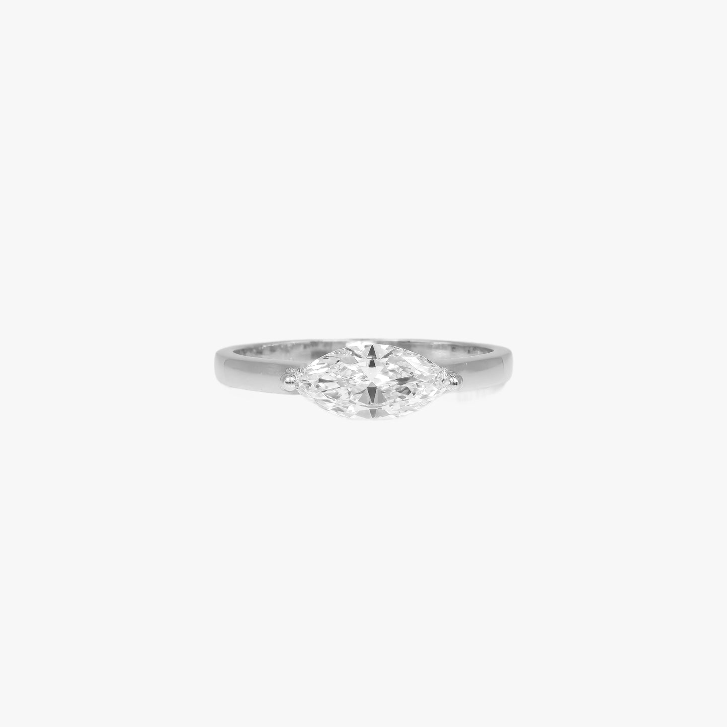 0.75 ct marquis east/west solitaire