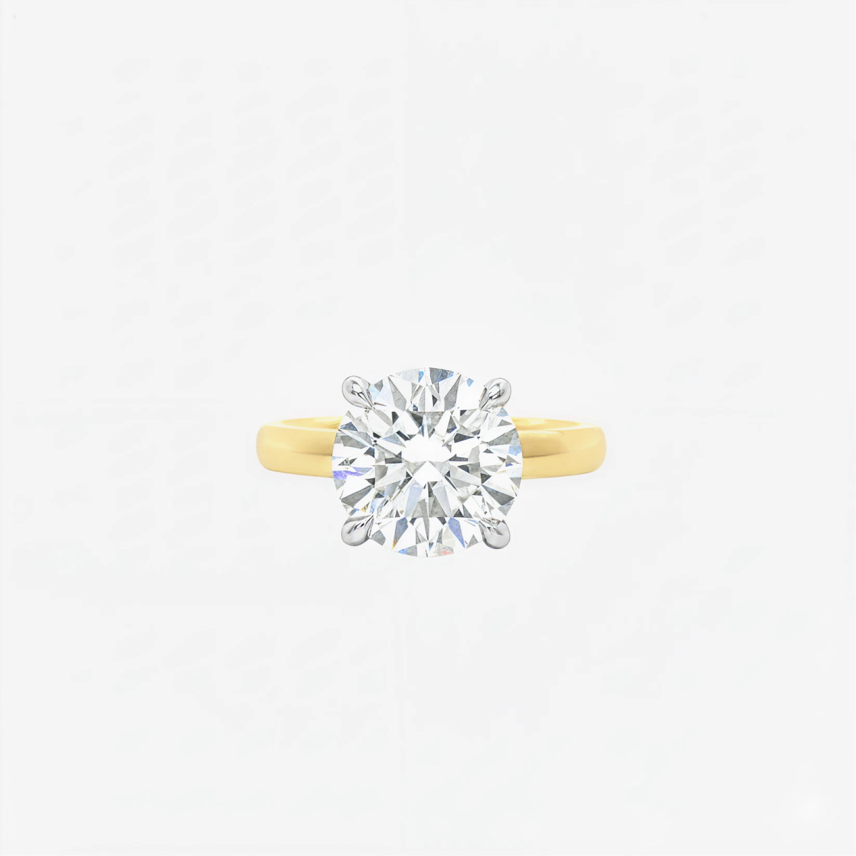 3 ct classic round diamond solitaire