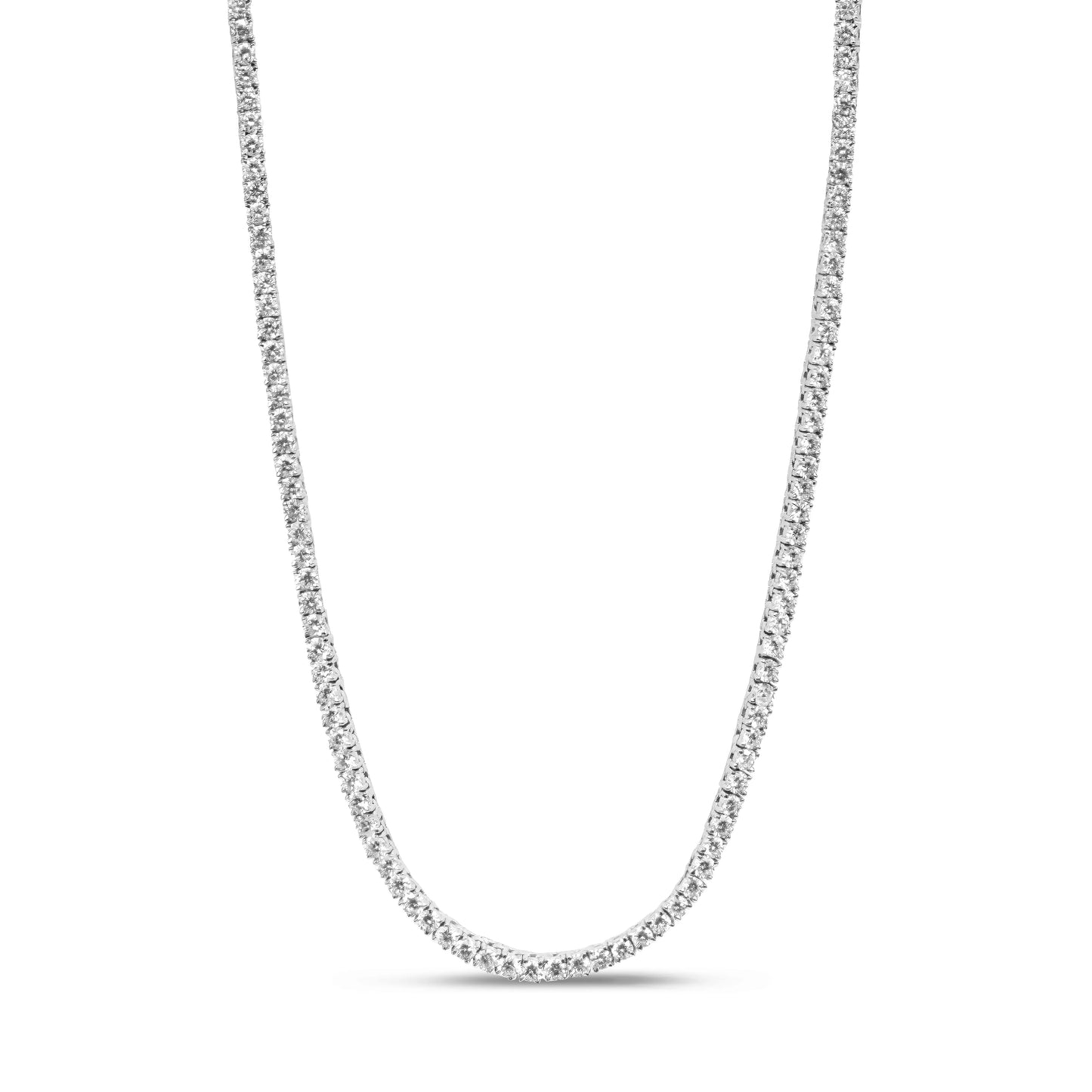 8.5ct classic tennis necklace