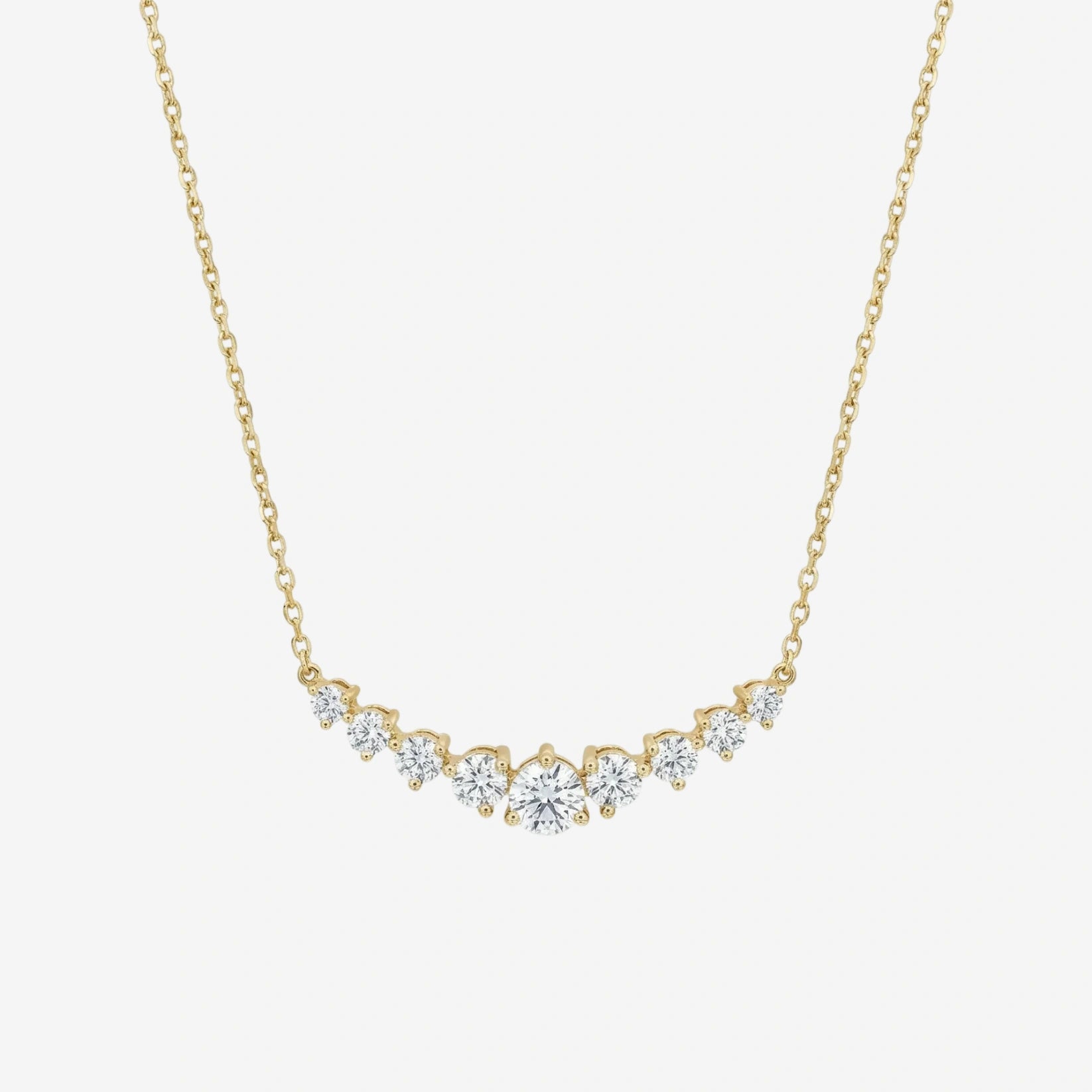 1.16ct Graduated Chevron Necklace