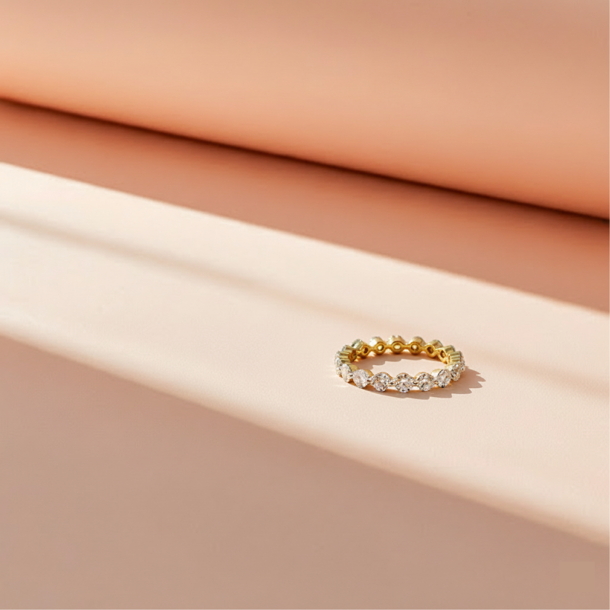 1 ct Round Dainty Eternity Band