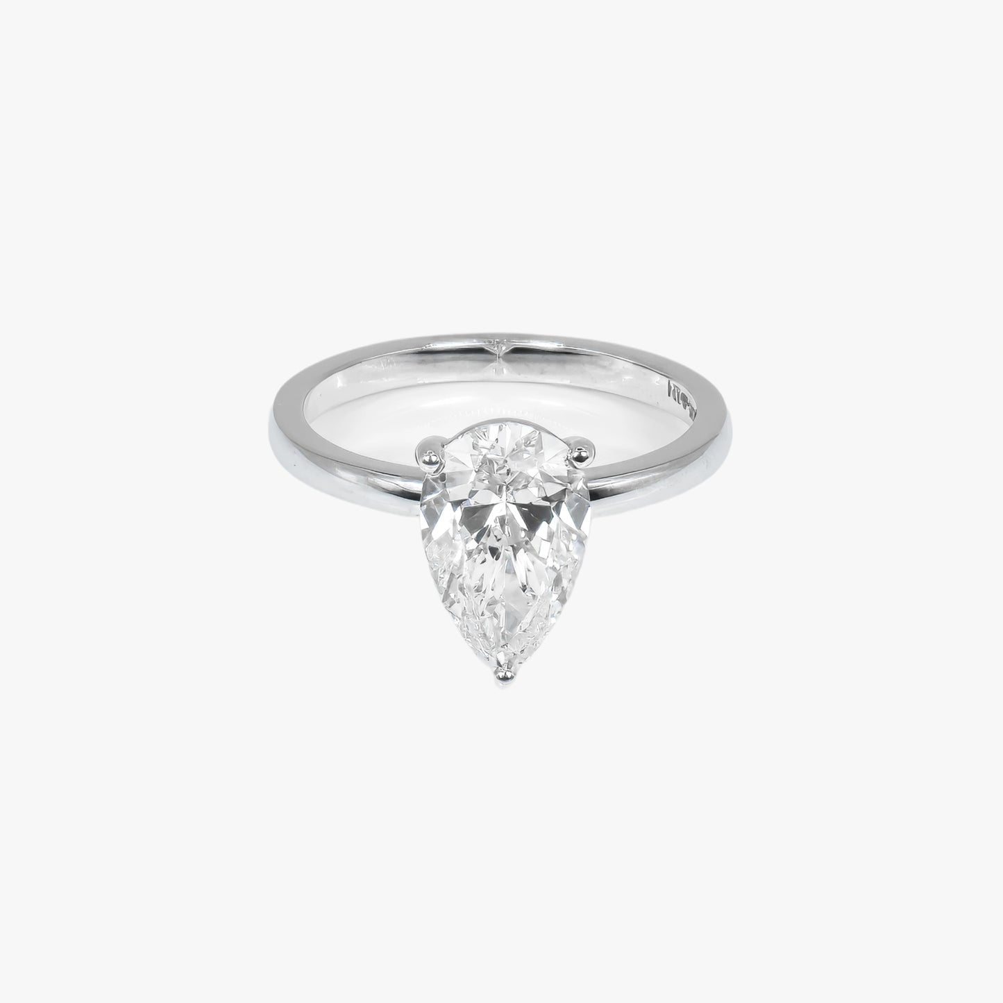 2 ct classic pear solitaire