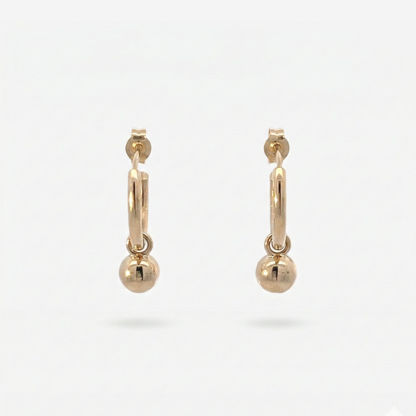 pear bezel drop earrings