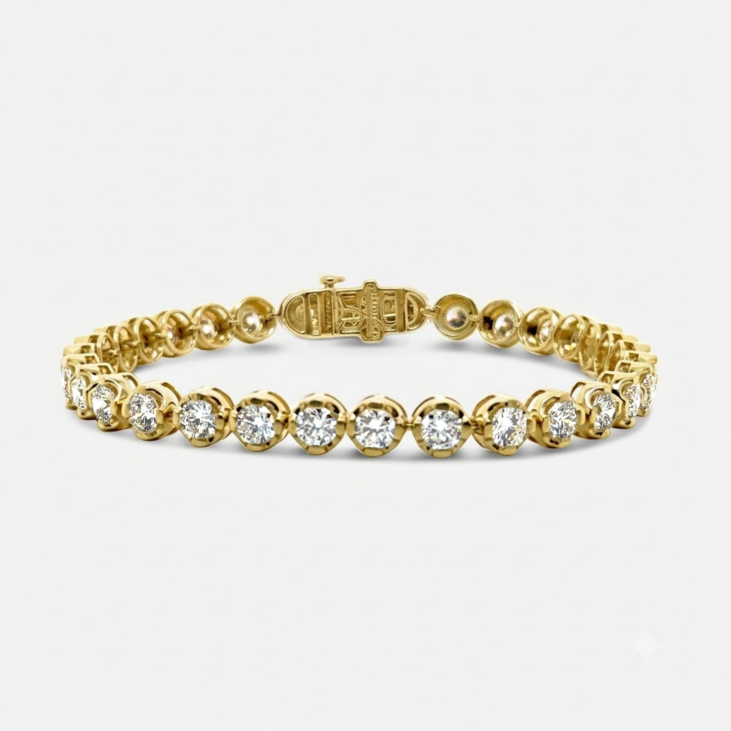 classic tulip diamond tennis bracelet