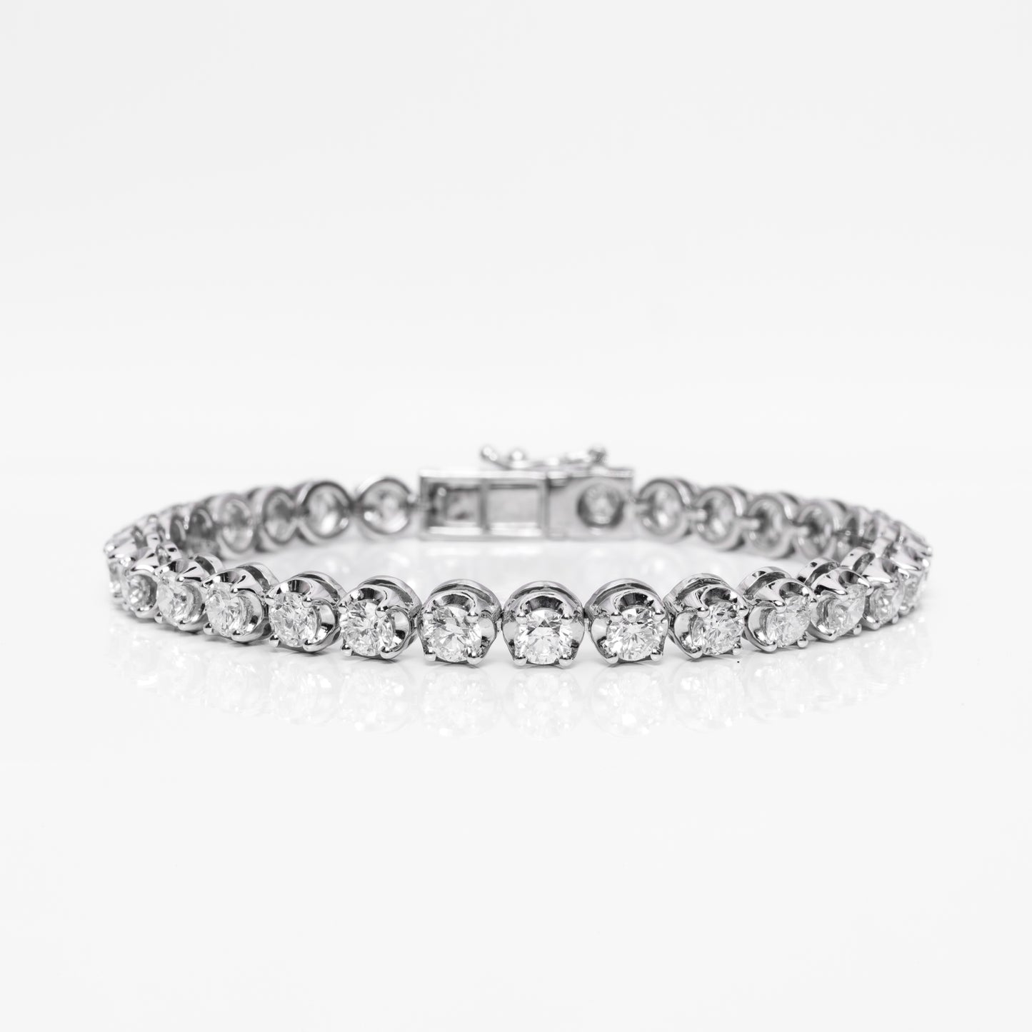 classic cupcake diamond tennis bracelet