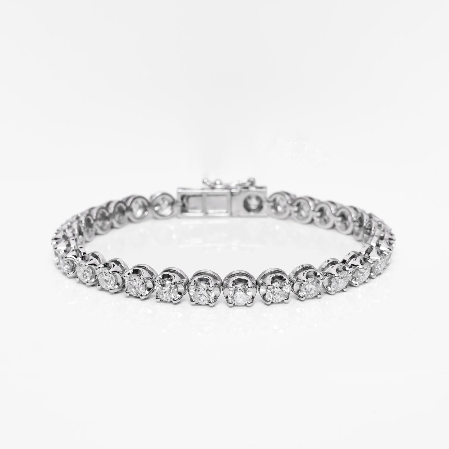 classic cupcake diamond tennis bracelet