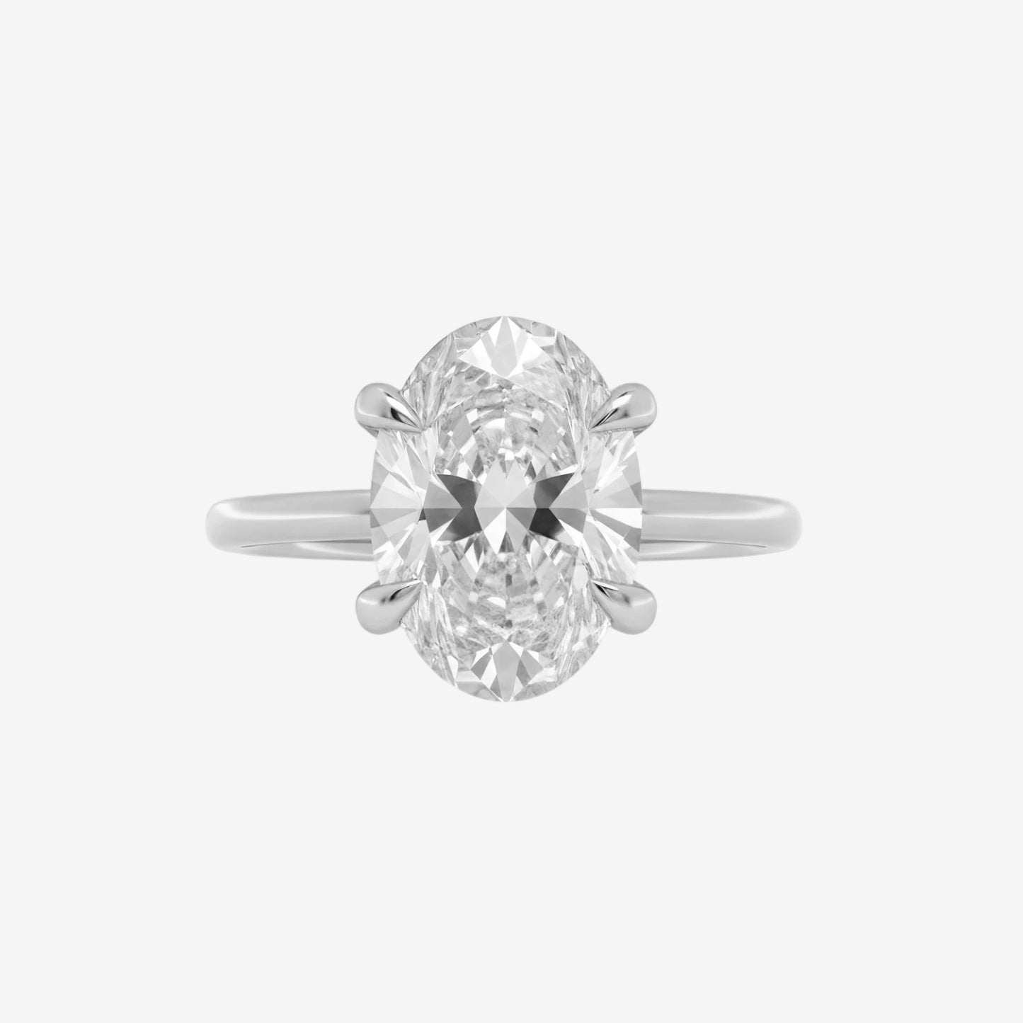 3 ct classic oval diamond solitaire