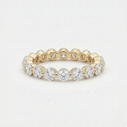 1.96CT Dainty Round Eternity Ring