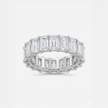 6.5CT Emerald Eternity Band