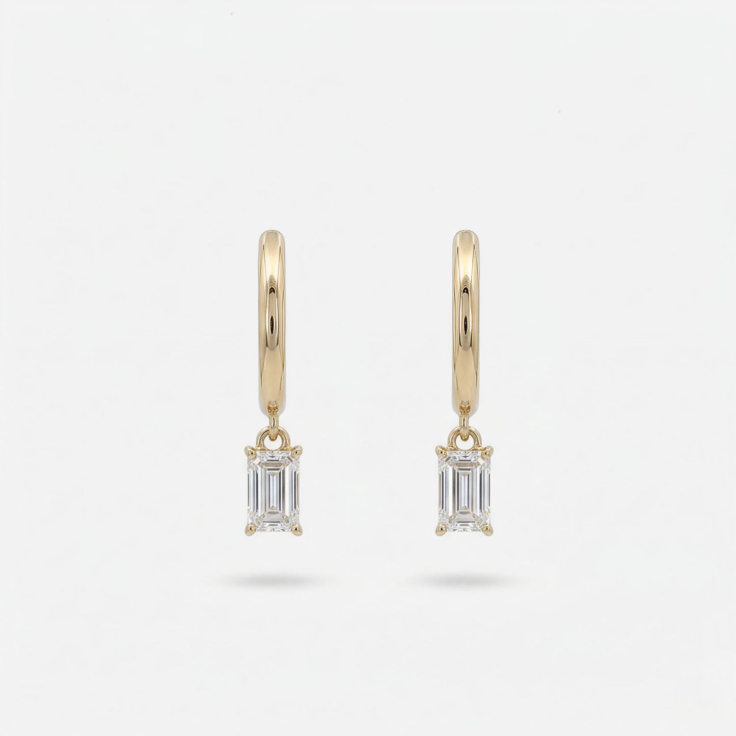 emerald drop earrings