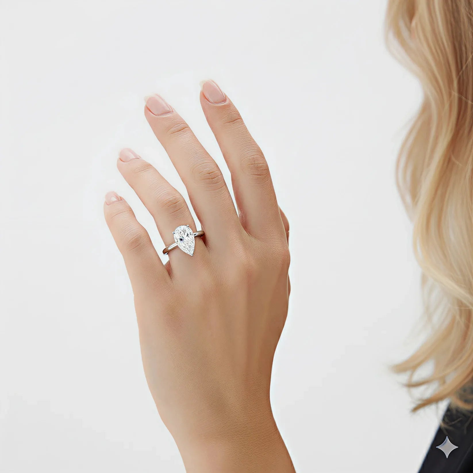 2CT Classic Pear Solitaire