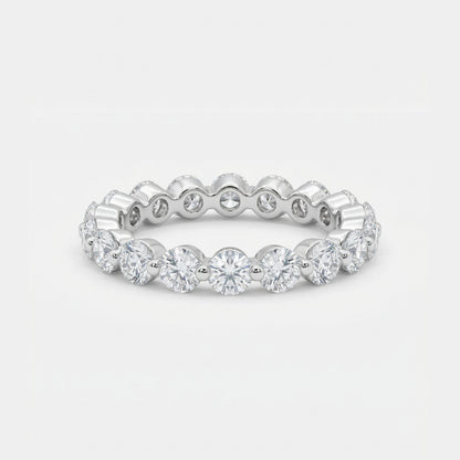 1.68CT Dainty Round Eternity Ring
