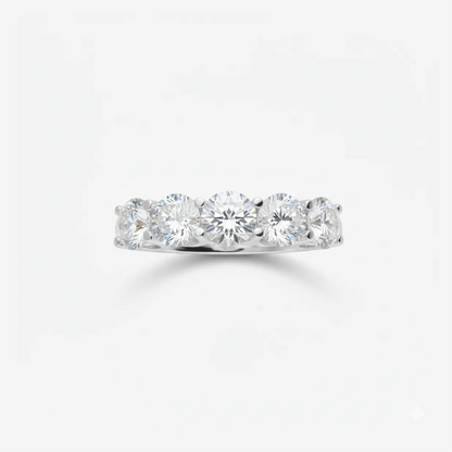 3 ct Round Diamond Half-Eternity