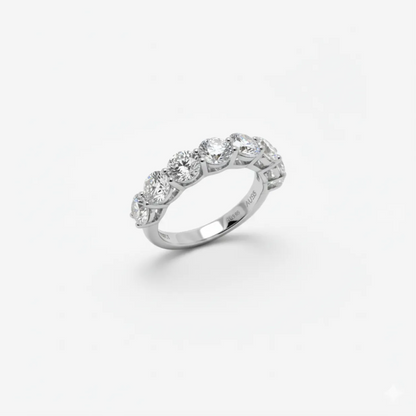 3 ct Round Diamond Half-Eternity