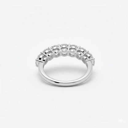3 ct Round Diamond Half-Eternity