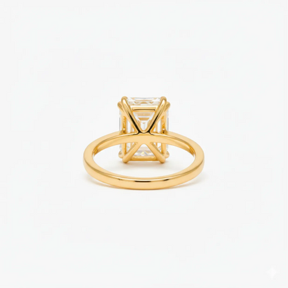 4 ct Classic Emerald Diamond Solitaire