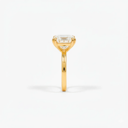 4 ct Classic Emerald Diamond Solitaire