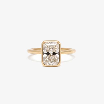 2 ct Bezel Radiant Diamond Solitaire