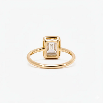 2 ct Bezel Radiant Diamond Solitaire