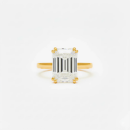 4 ct Classic Emerald Diamond Solitaire
