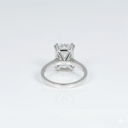 4 ct Emerald Solitaire Ring