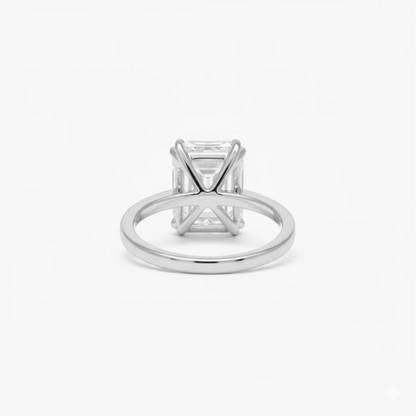 4 ct Classic Emerald Diamond Solitaire