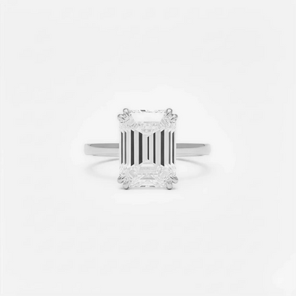 4 ct Classic Emerald Diamond Solitaire