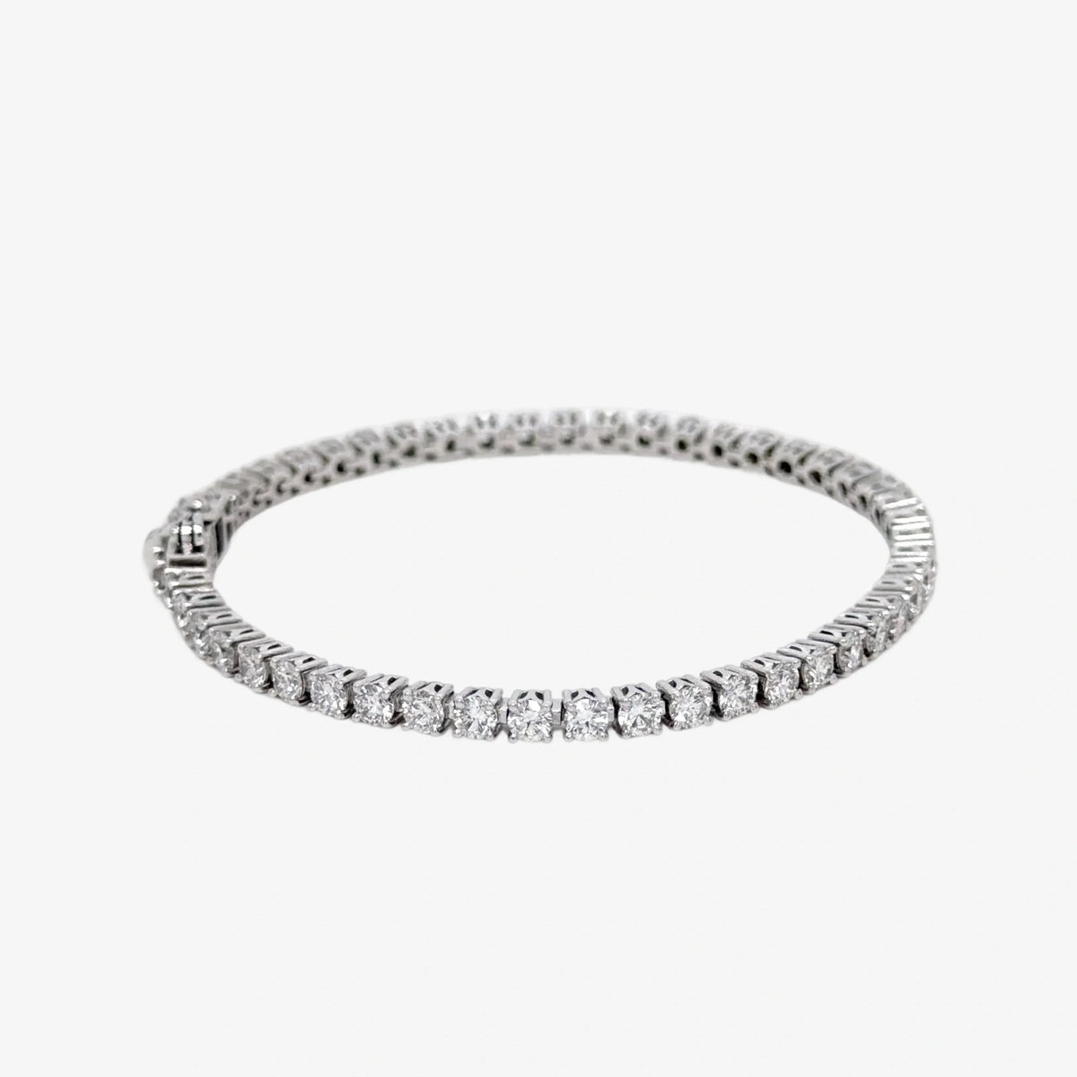classic lab diamond tennis bracelet