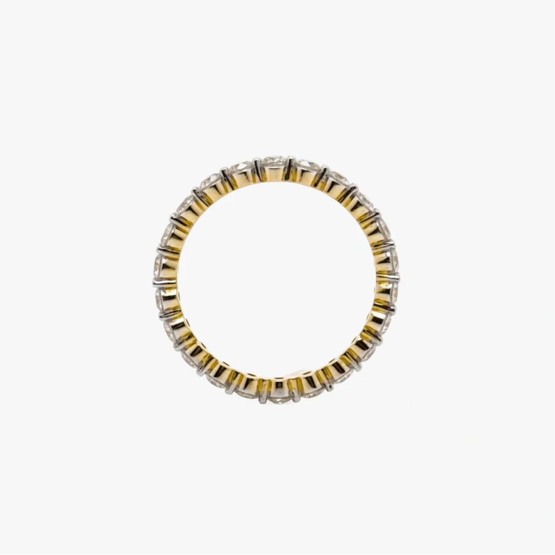 1.87ct dainty round eternity ring
