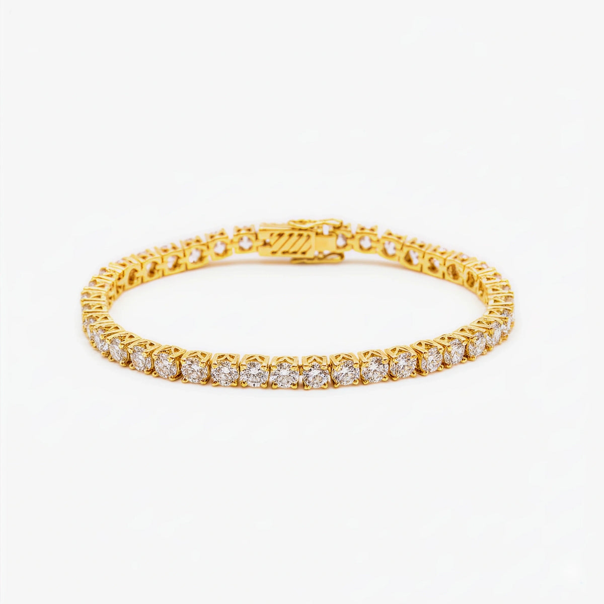 classic lab diamond tennis bracelet