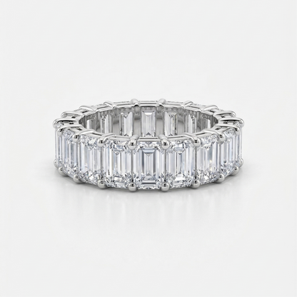 6.5CT Emerald Eternity Band