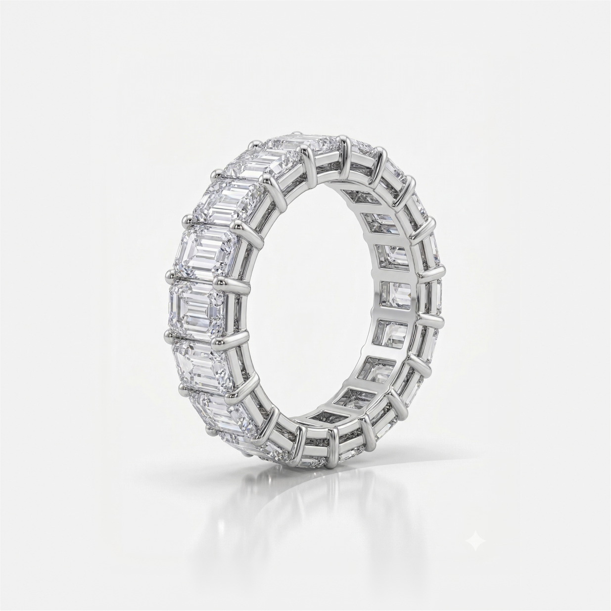 7ct emerald eternity