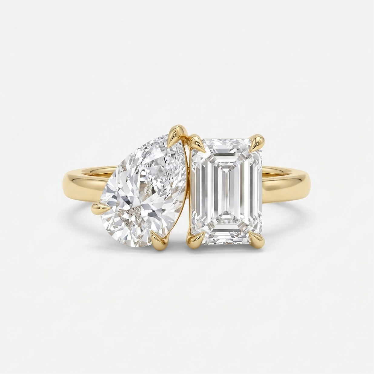 3.71CT Toi et Moi Ring