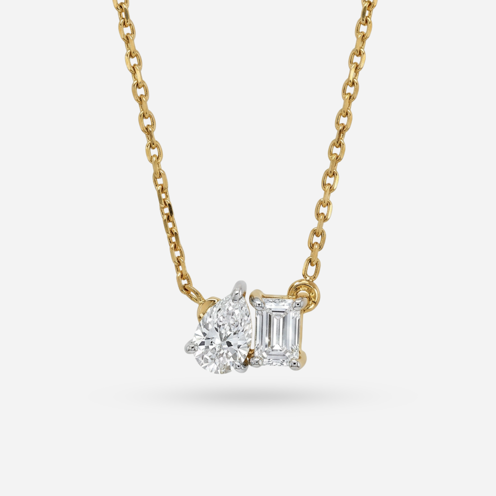 Toi et Moi Pendant Necklace
