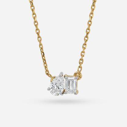 Toi et Moi Pendant Necklace