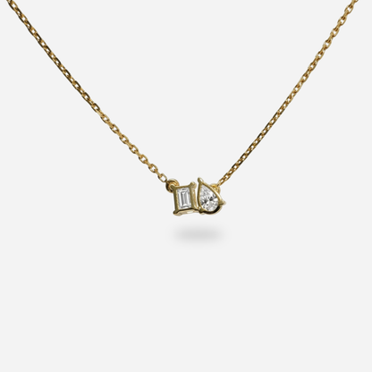Toi et Moi Pendant Necklace